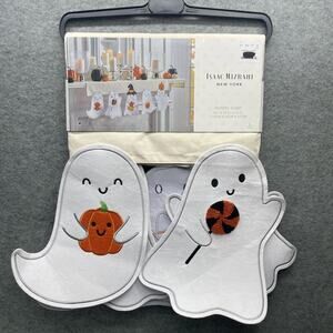 NWT Isaac Mizrahi Mantel Scarf Halloween Ghosts Banner Decor Pumpkin Candy Corn